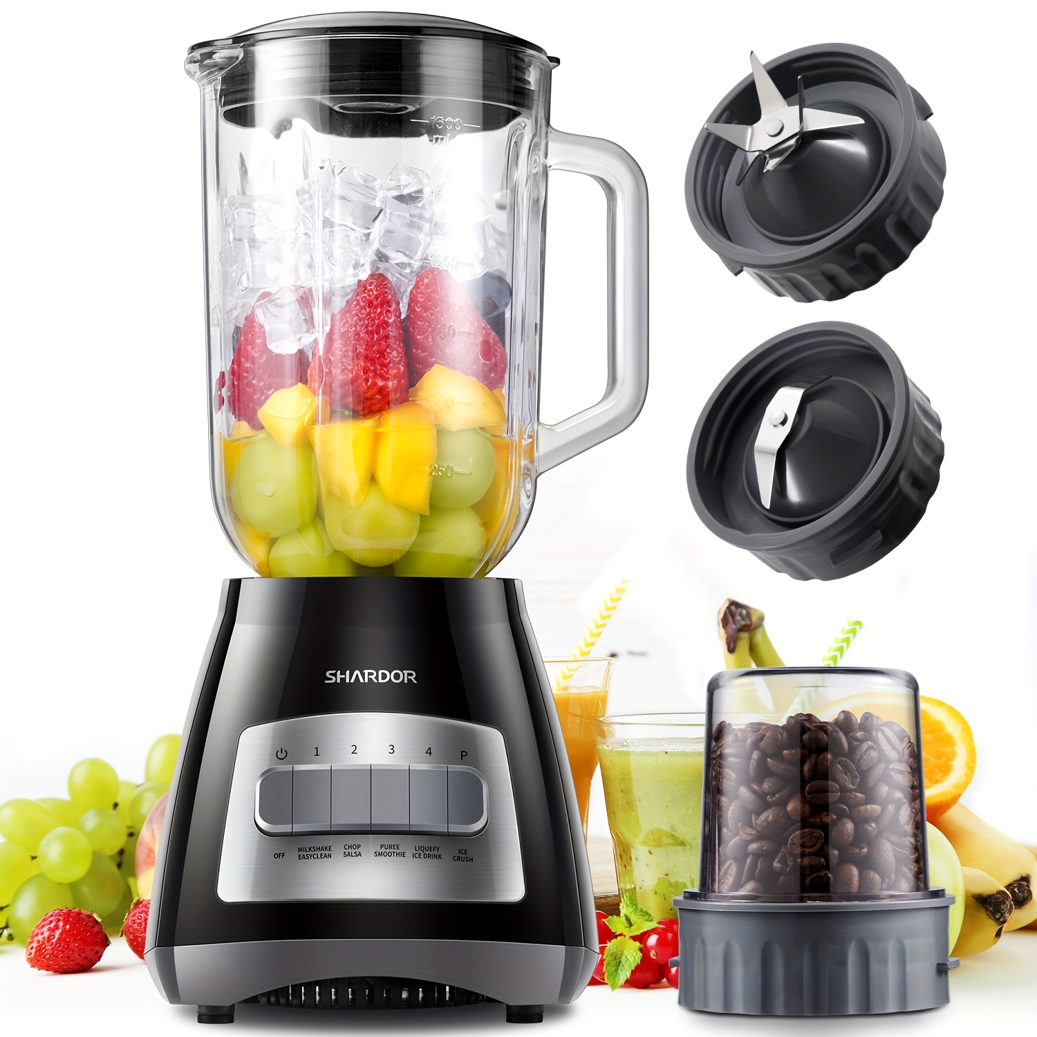 Baby Food Blender - Smoothie Blender with 52 oz Glass