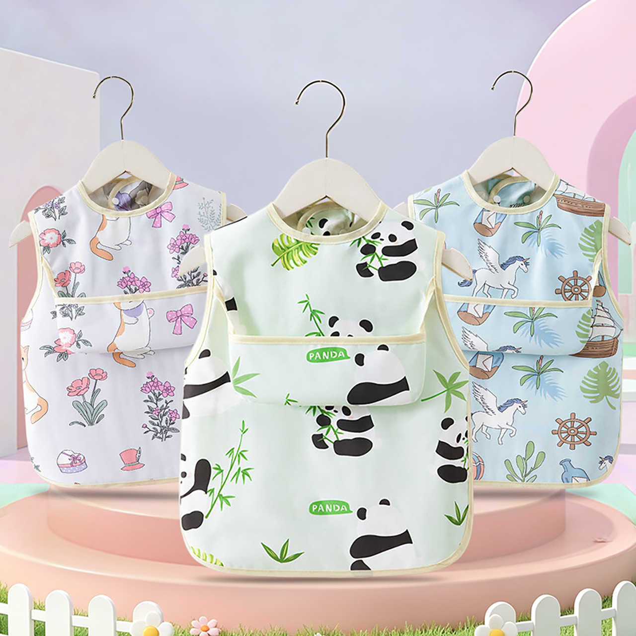 Baby Food For 1 Year Old - 0-4Y Baby Bibs & Pocket Waterproof