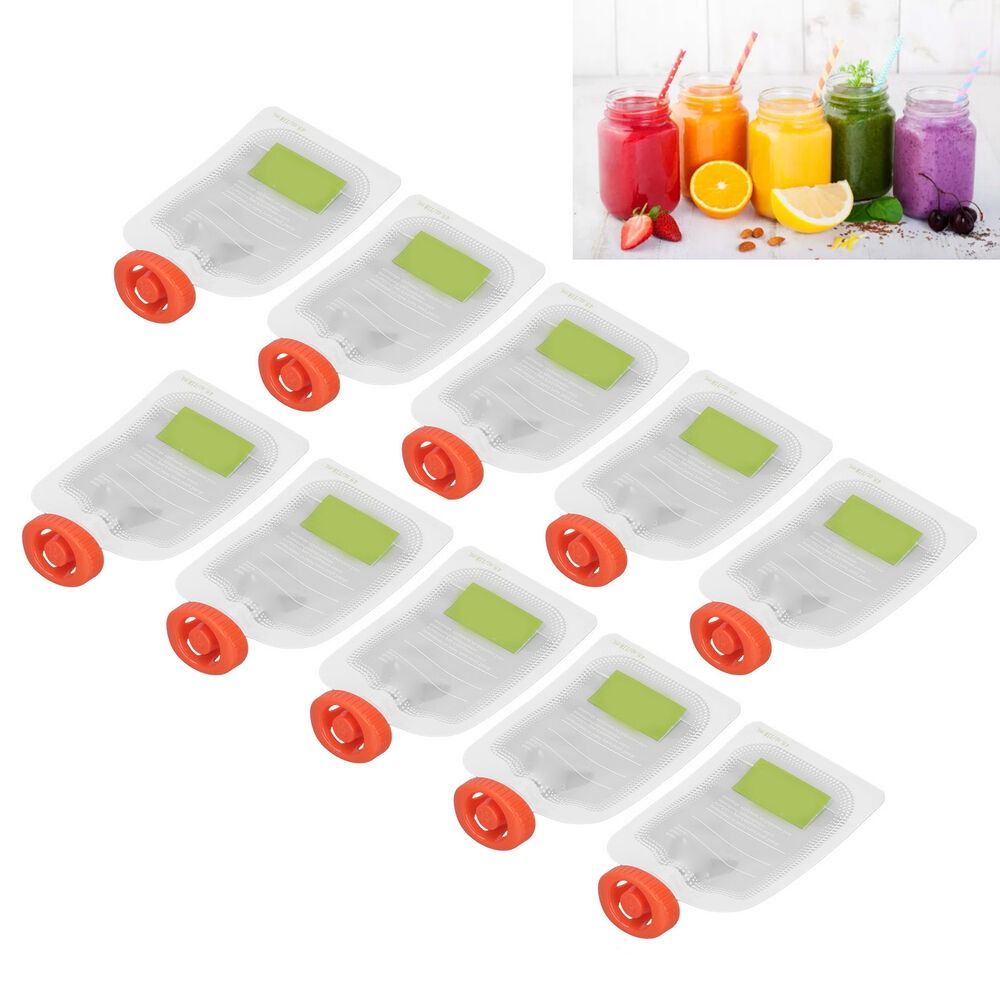 Baby Kitchen Food - 10Pcs Manual Fruit Puree Baby Squeeze