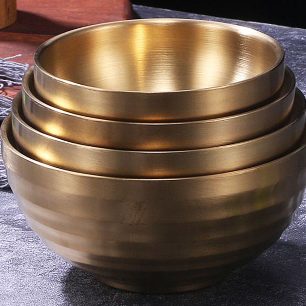 Baby Food Restaurant - 1Pcs Thickened Stainless Steel Bowl Dual