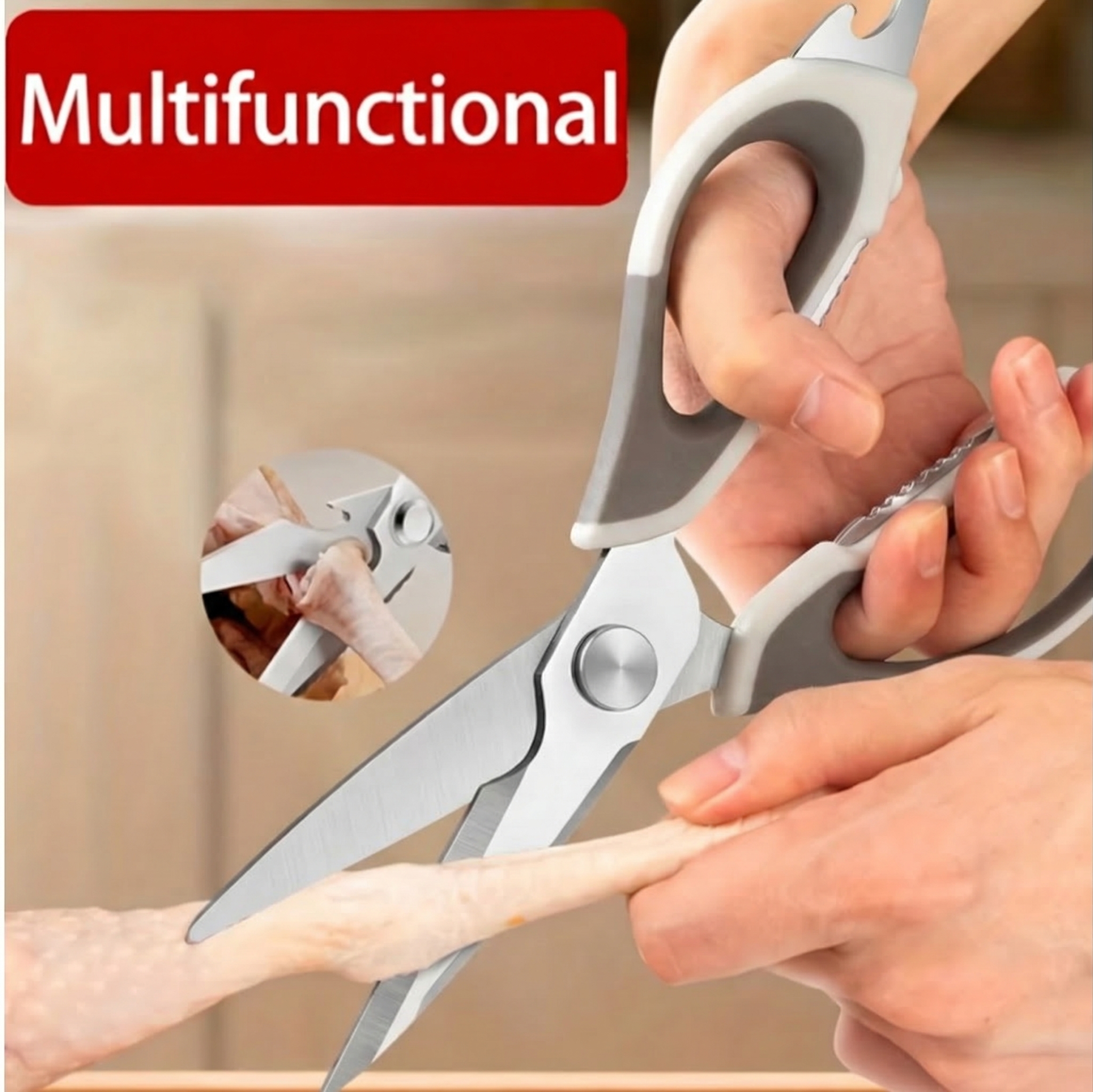 Baby Kitchen Food - Household Multifunctional Kitchen Scissors, Food-Grade Baby