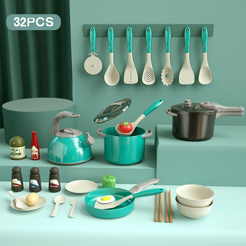 Kids Kitchen Toy Accessories T - Baby Food Cooking Set avis et prix