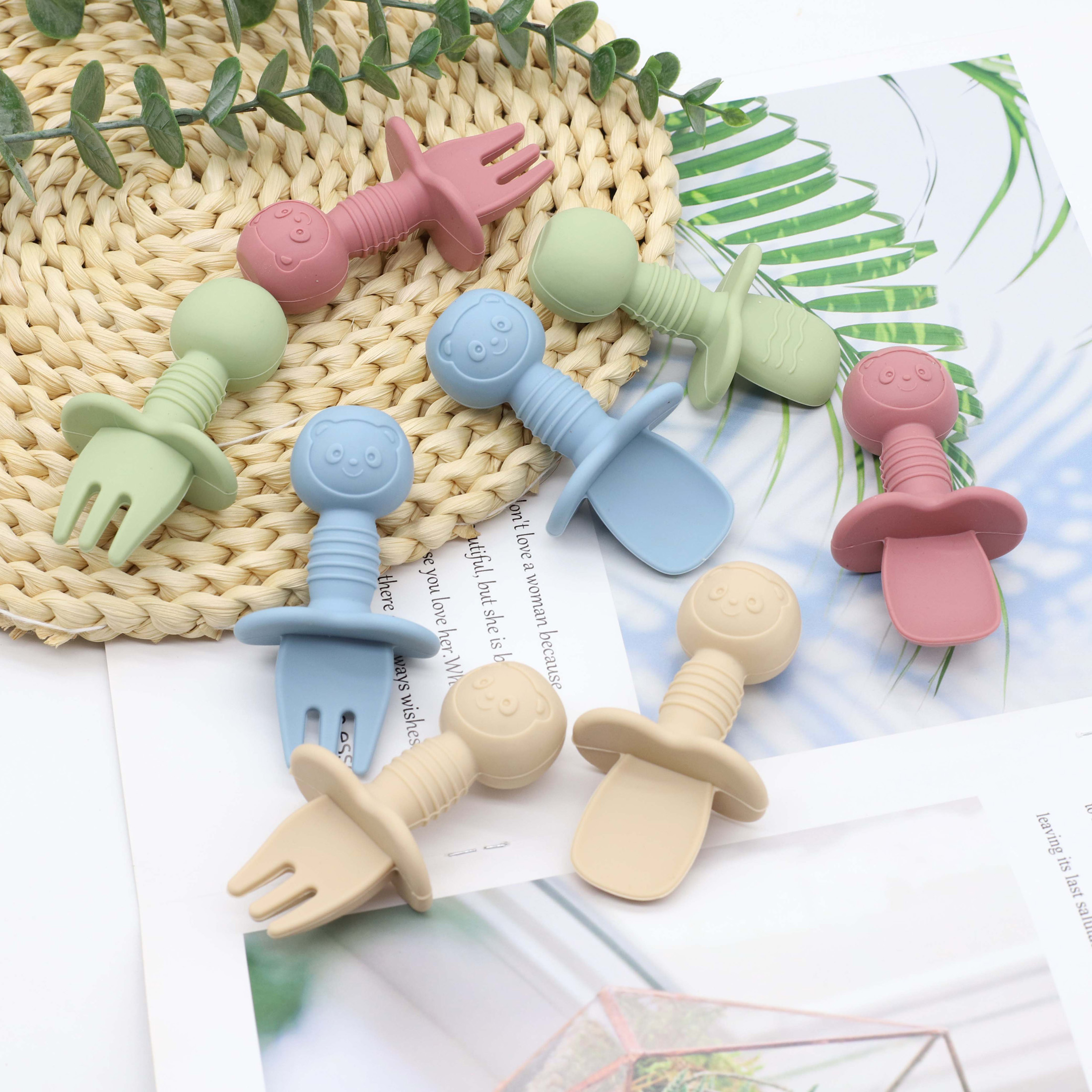 New Little Bear Pattern Baby F - Baby Food Little Spoon avis et prix