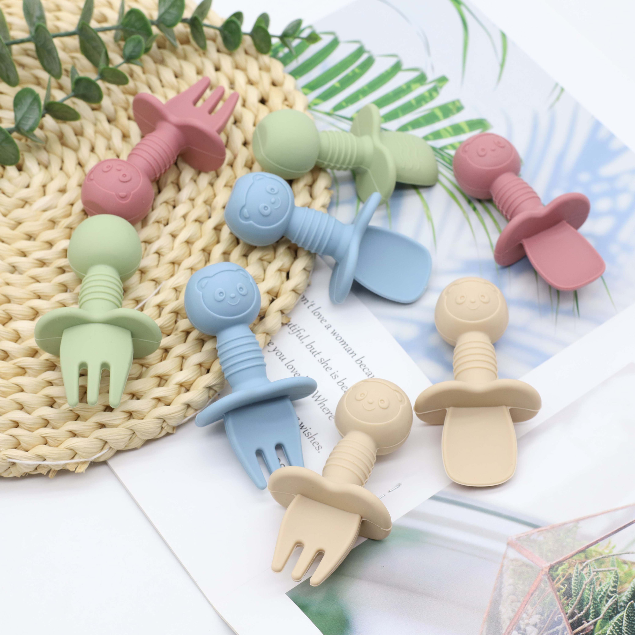 New Little Bear Pattern Baby F - Baby Food Little Spoon avis et prix