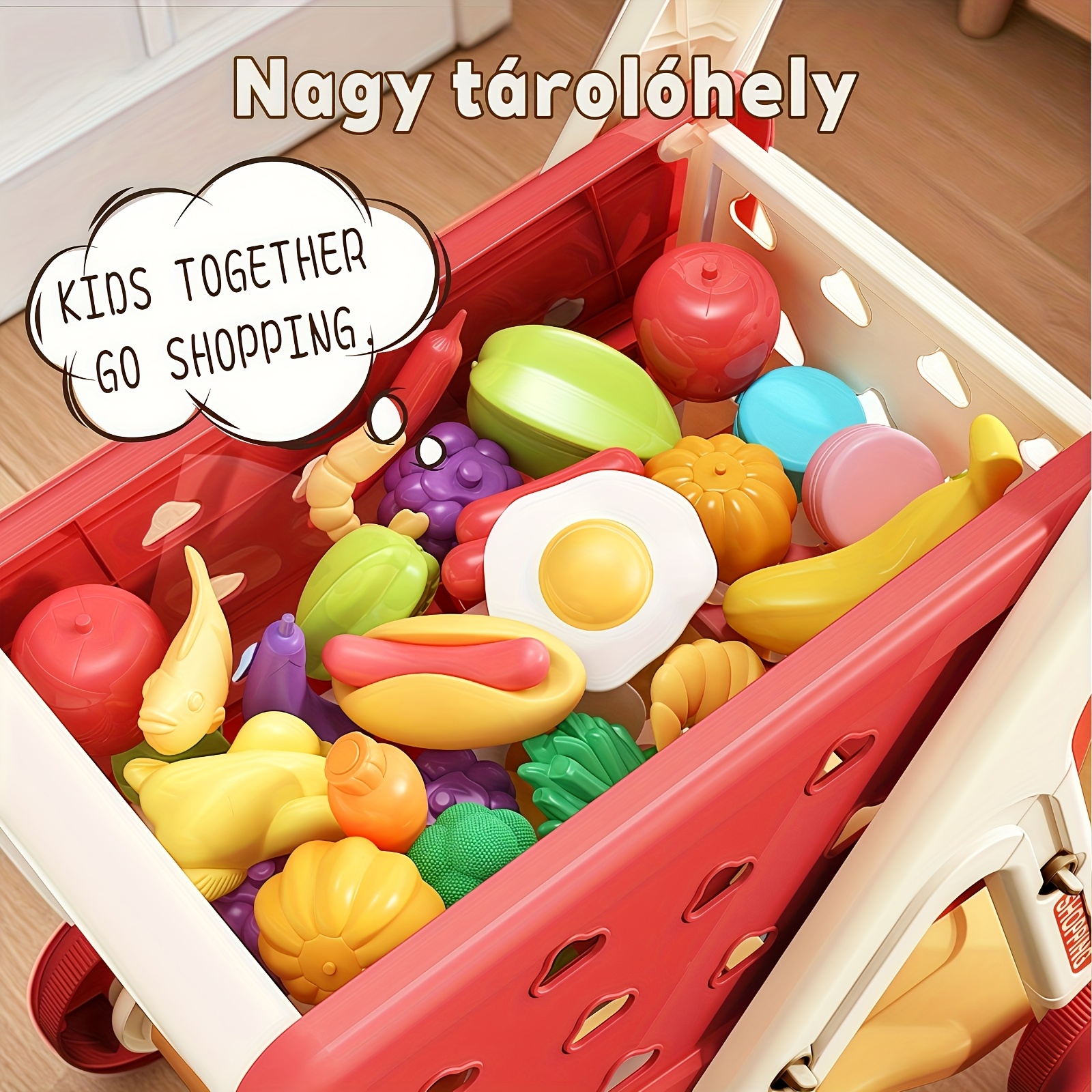 Kids Simulation Shopping Cart  - Baby Food Cooking Set avis et prix