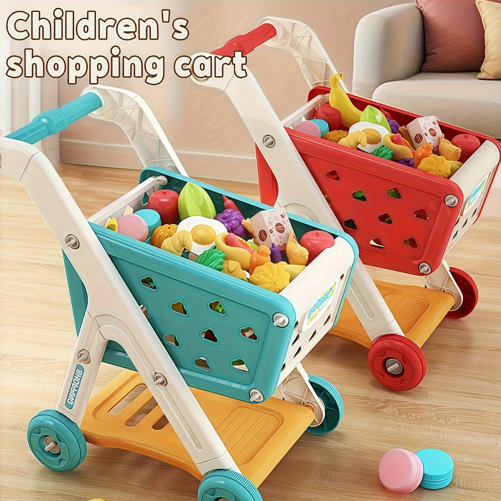 Kids Simulation Shopping Cart  - Baby Food Cooking Set avis et prix