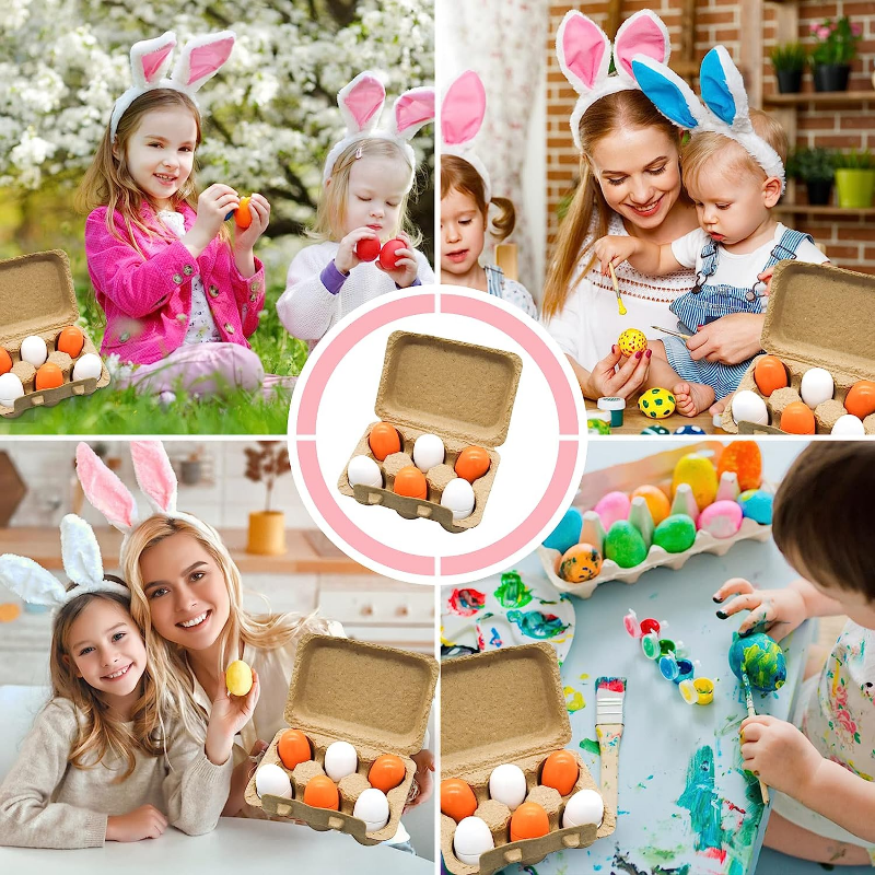 6pcs Wooden Eggs Toy Egg Kitch - Baby Food Cooking Set avis et prix