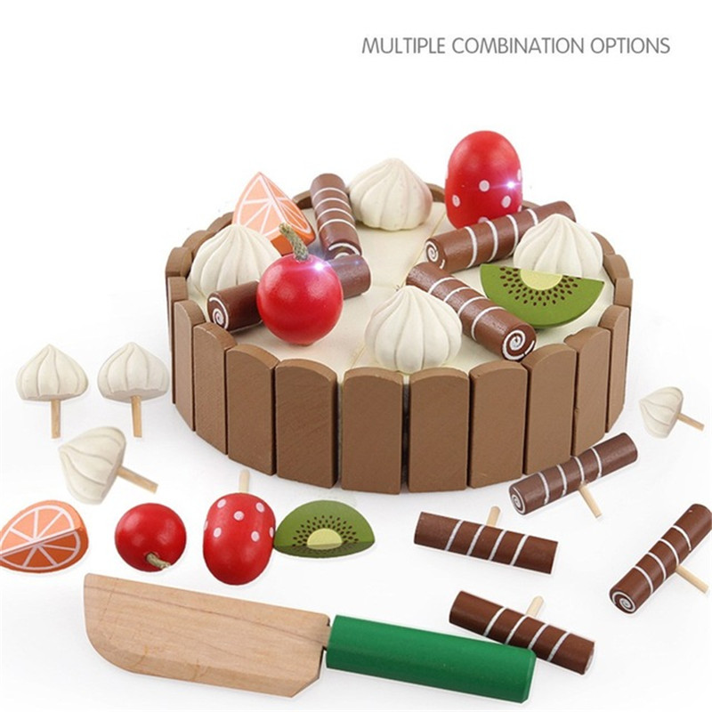 Wooden Children Kitchen Toys P - Baby Food Cooking Set avis et prix