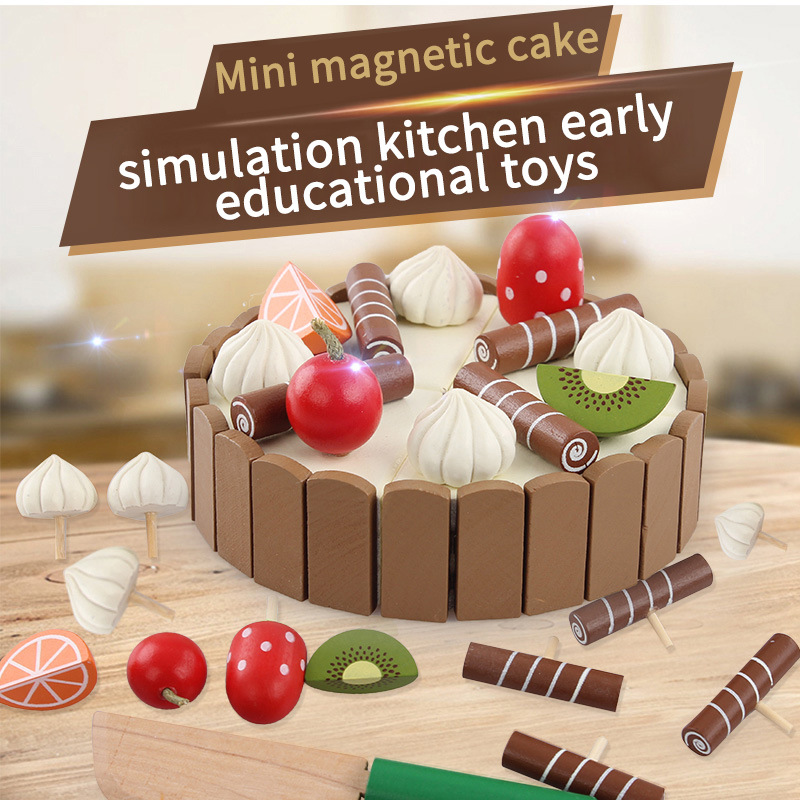 Wooden Children Kitchen Toys P - Baby Food Cooking Set avis et prix