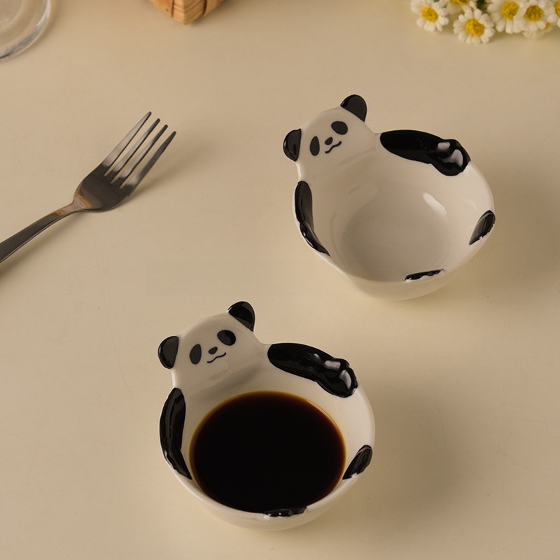 Cute Panda Ceramic Soup Bowl U - Baby Food Home avis et prix