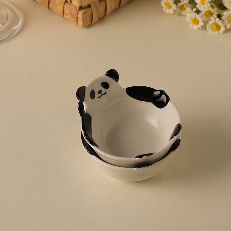 Cute Panda Ceramic Soup Bowl U - Baby Food Home avis et prix