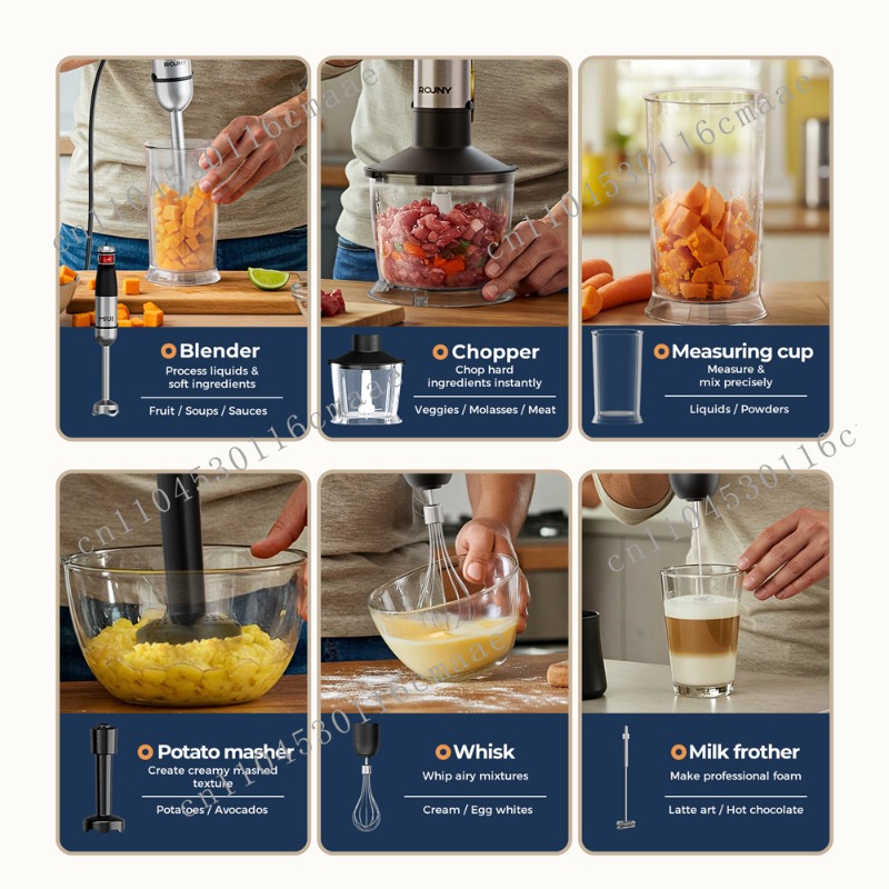 6-in-1  1200W Powerful Hand Bl - Baby Food Cooking Set avis et prix