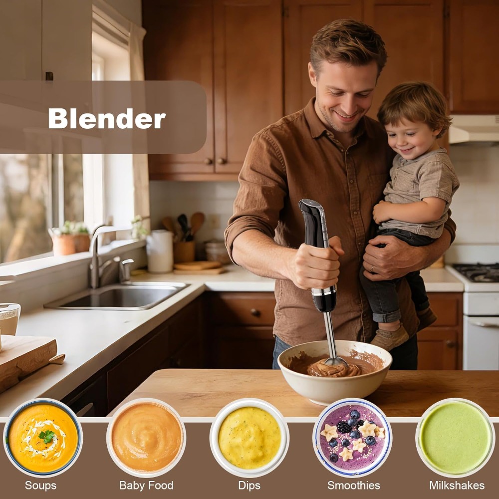 Cordless Immersion Blender, 4- - Baby Food Blender avis et prix