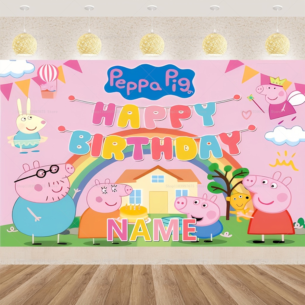 Custom Name Cartoon Peppa Pig  - Baby Food For 1 Year Old avis et prix