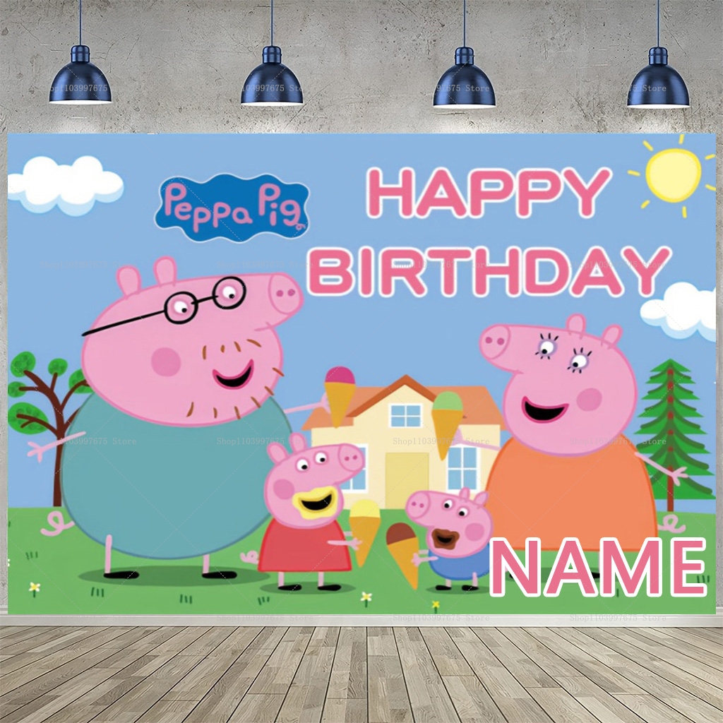 Custom Name Cartoon Peppa Pig  - Baby Food For 1 Year Old avis et prix