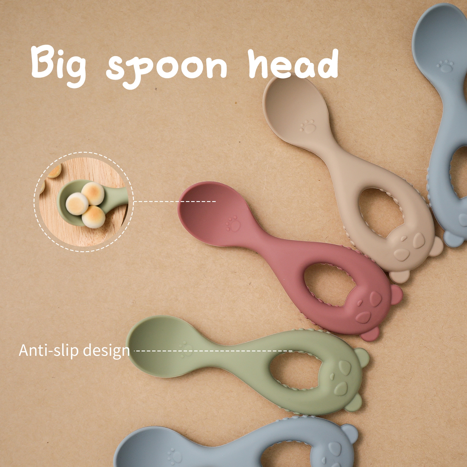 Feeding Baby Silicone Spoon Ca - Baby Food Little Spoon avis et prix