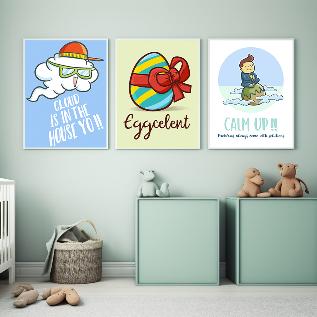 Cartoon Nursery Wall Art, Funn - Baby Food Quotes avis et prix