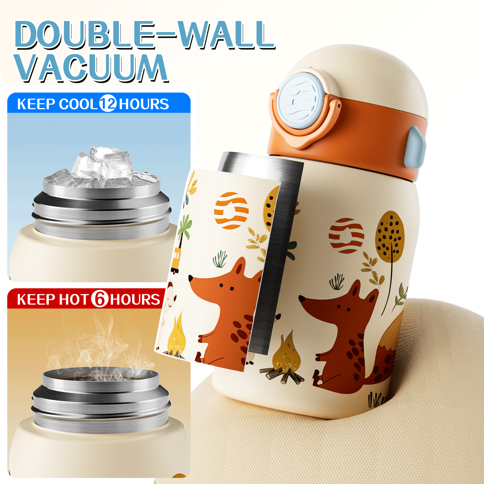Fjbottle 400ml Kids Water Bott - Baby Food Thermos avis et prix