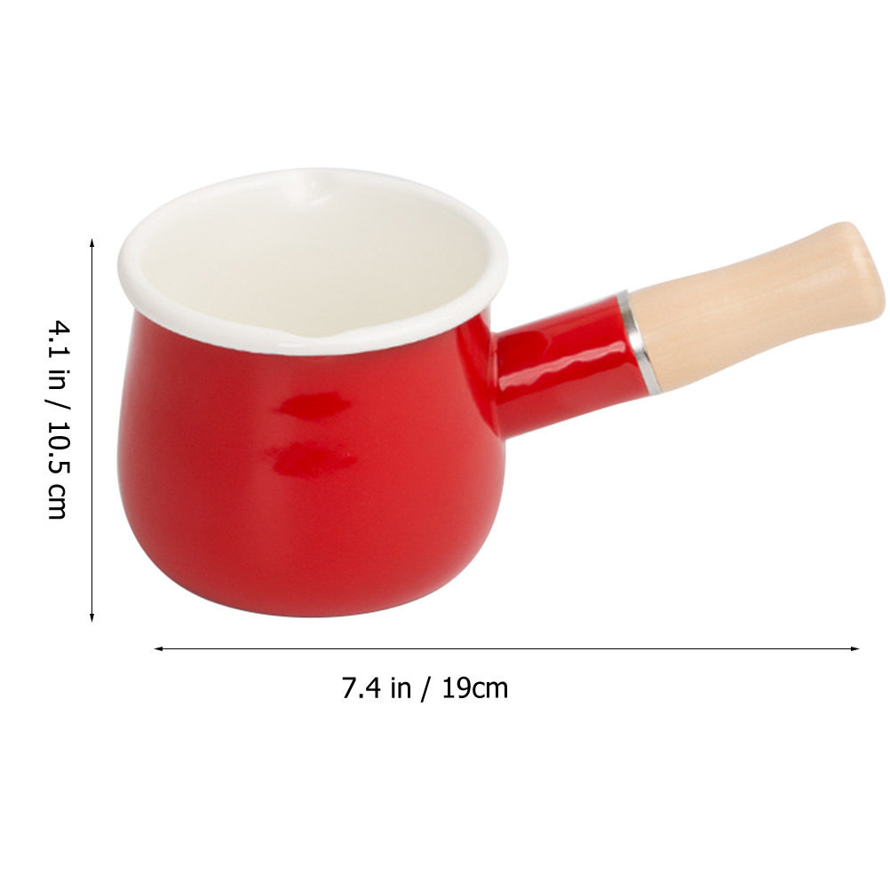 Enamel Milk Pot Small Milk Pan - Baby Kitchen Food avis et prix