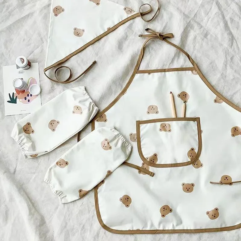 Cute Cartoon Children Apron Sl - Baby Food Cooking Set avis et prix