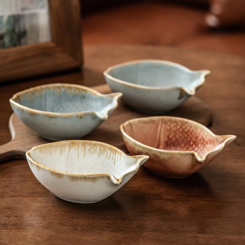 Creative Fish Shape Ceramic Bo - Baby Food Restaurant avis et prix