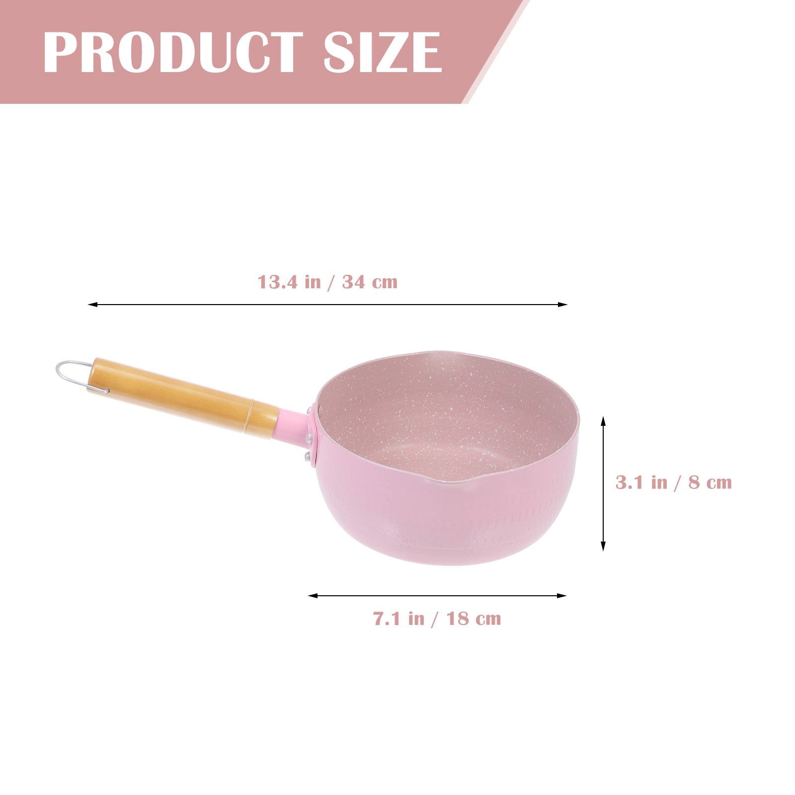 Wooden Handle Aluminium Milk P - Baby Food Restaurant avis et prix