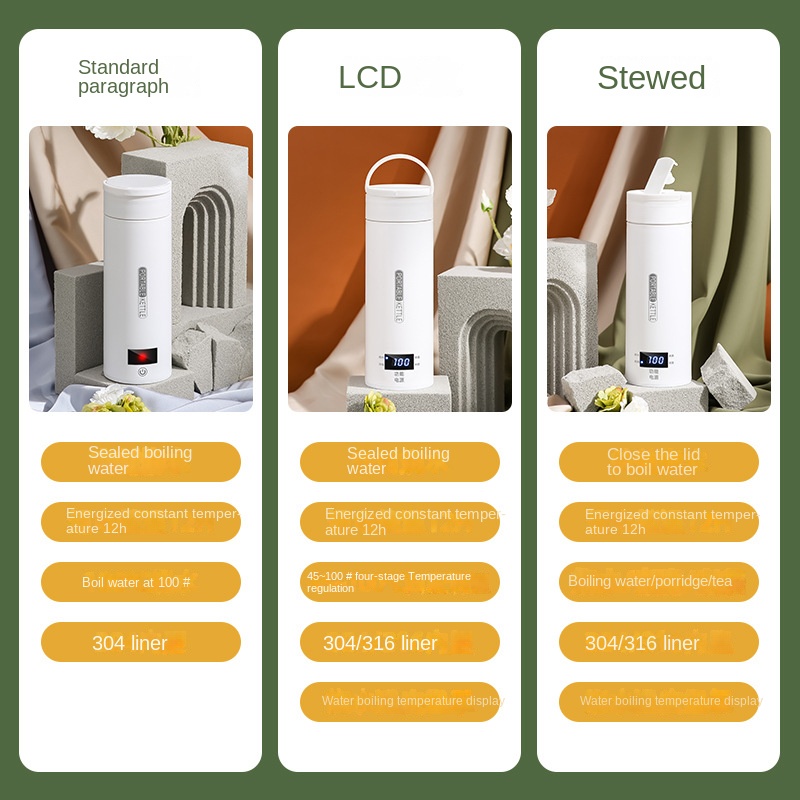 Travel Electric T Kettle Fast  - Baby Food Thermos avis et prix