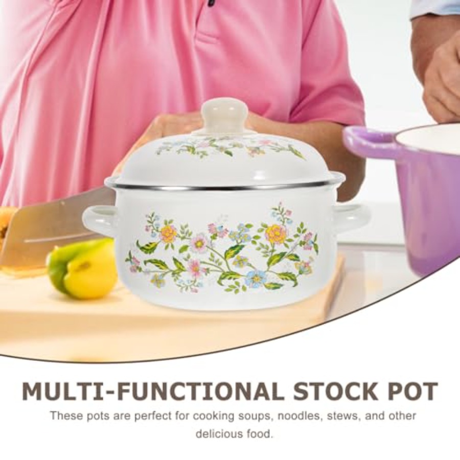 Mini Enamel Soup Pot Set 3-Pie - Baby Food Cooking Set avis et prix
