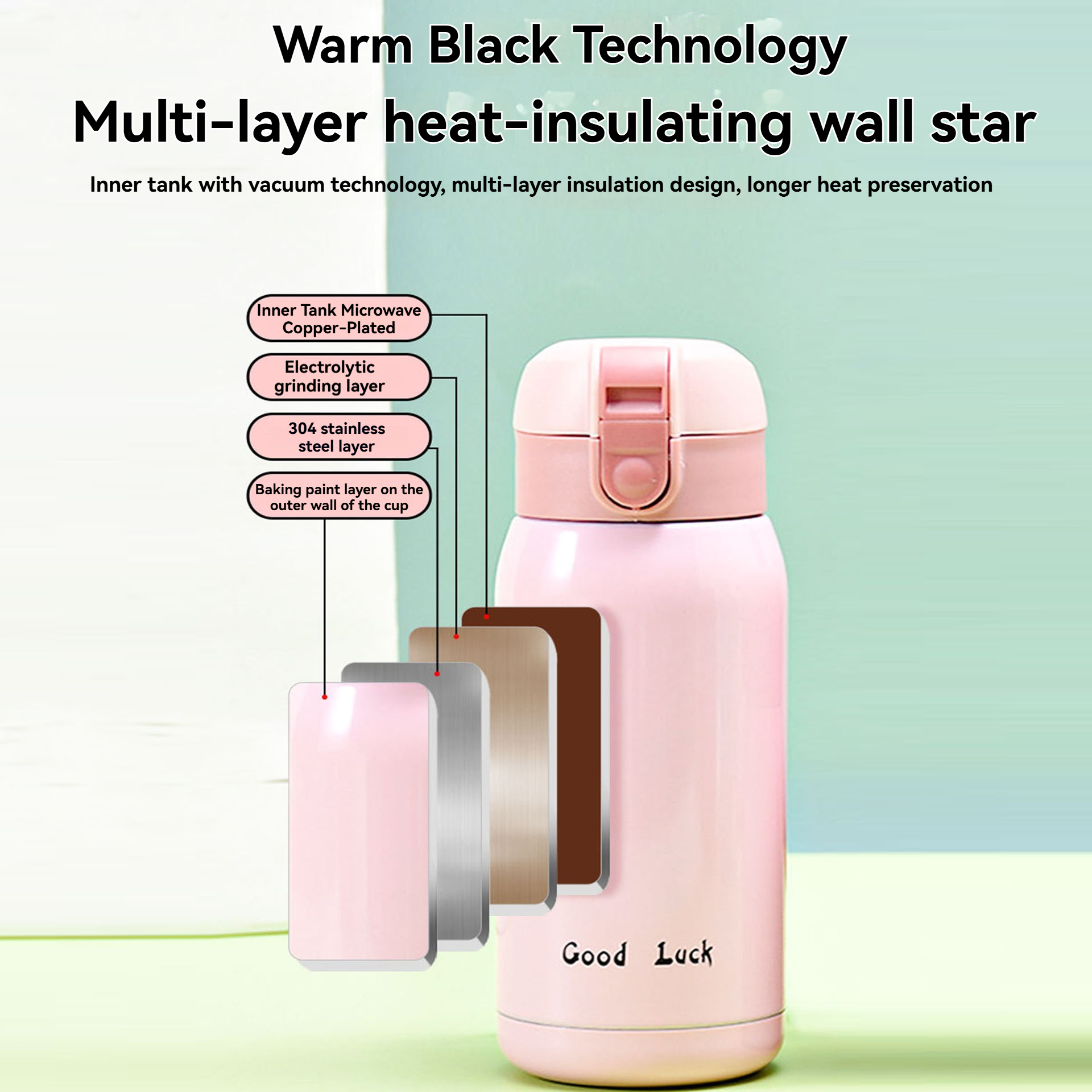 200ML/350ML Mini Thermos Cup S - Baby Food Thermos avis et prix