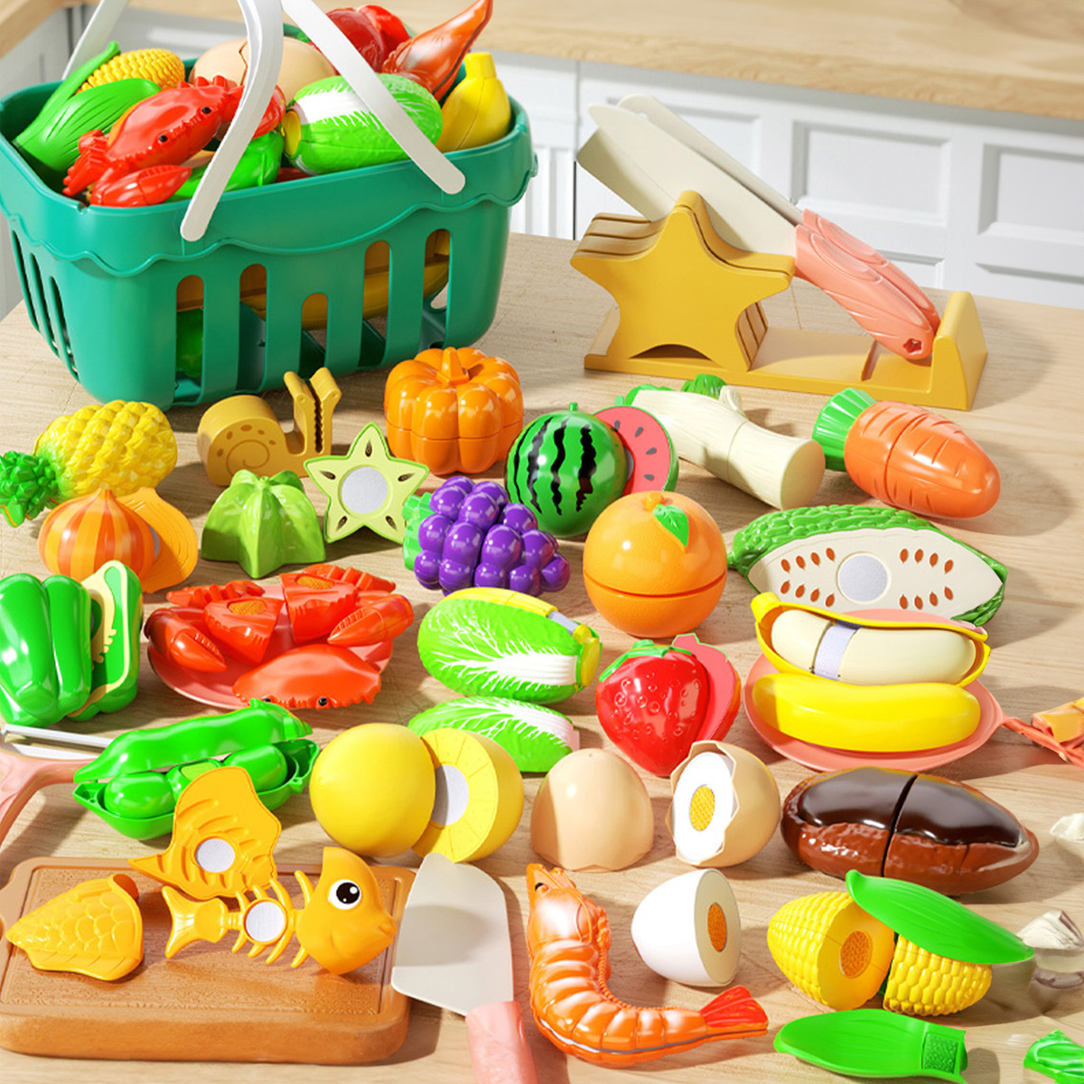 Cutting Play Food Toys Kitchen - Baby Food Cooking Set avis et prix