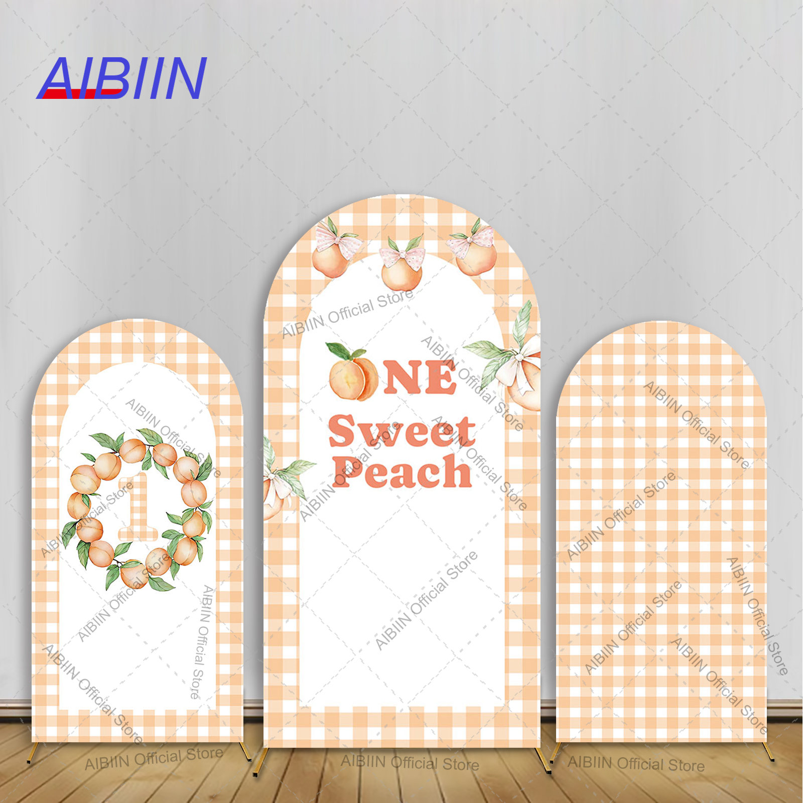 One Sweet Peach Arch Backdrop  - Baby Food Year Old avis et prix