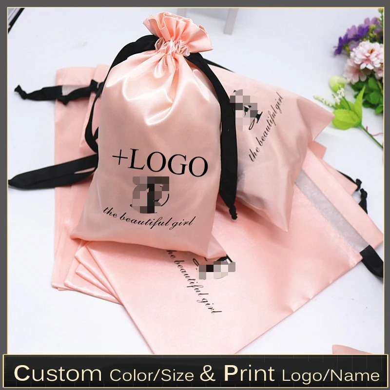 20PCS Baby Pink Silk Satin Pou - Baby Food Logo avis et prix