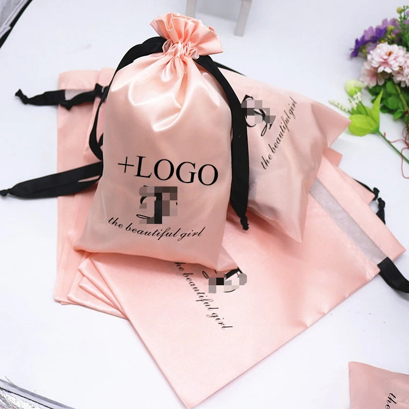 20PCS Baby Pink Silk Satin Pou - Baby Food Logo avis et prix
