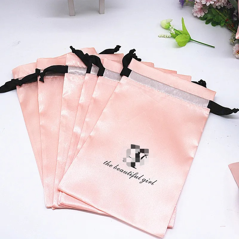 20PCS Baby Pink Silk Satin Pou - Baby Food Logo avis et prix
