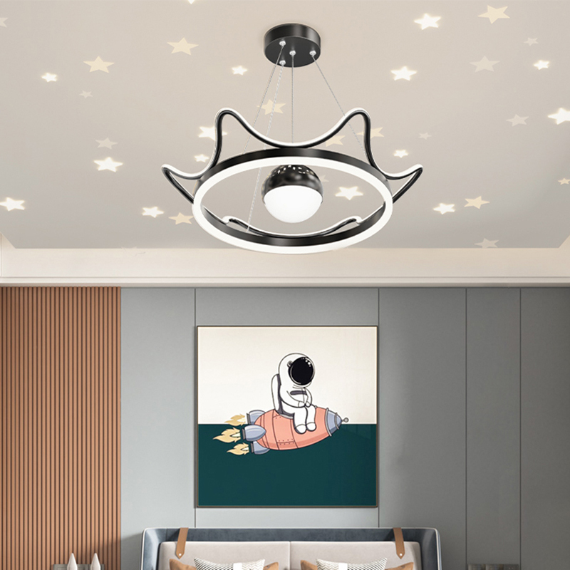 Modern Crown Starry Sky LED Pe - Baby Food Restaurant avis et prix