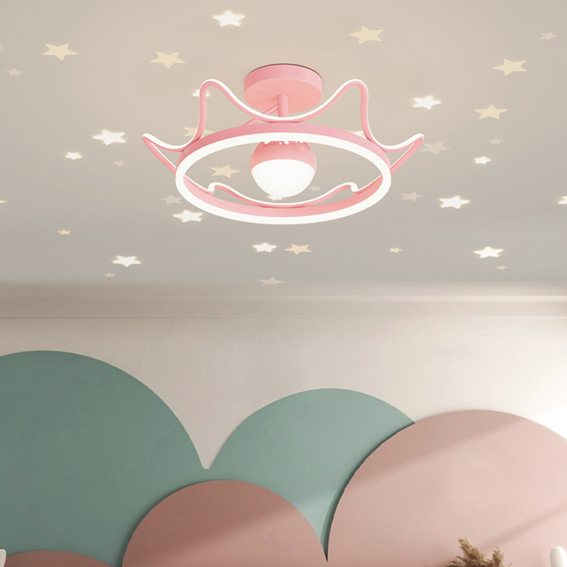 Modern Crown Starry Sky LED Pe - Baby Food Restaurant avis et prix
