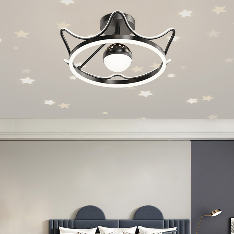 Modern Crown Starry Sky LED Pe - Baby Food Restaurant avis et prix