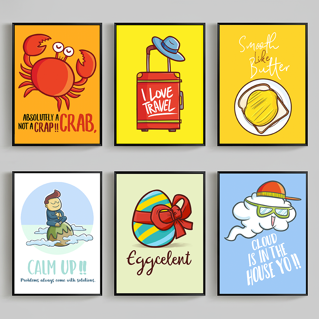 Cartoon Nursery Wall Art, Funn - Baby Food Quotes avis et prix
