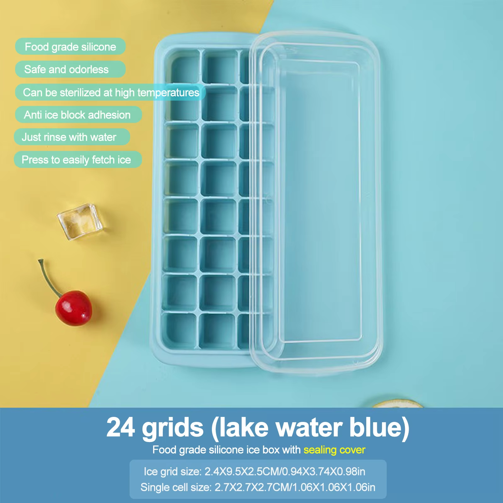 Silicone Ice Cubes Tray with L - Baby Food For 1 Year Old avis et prix
