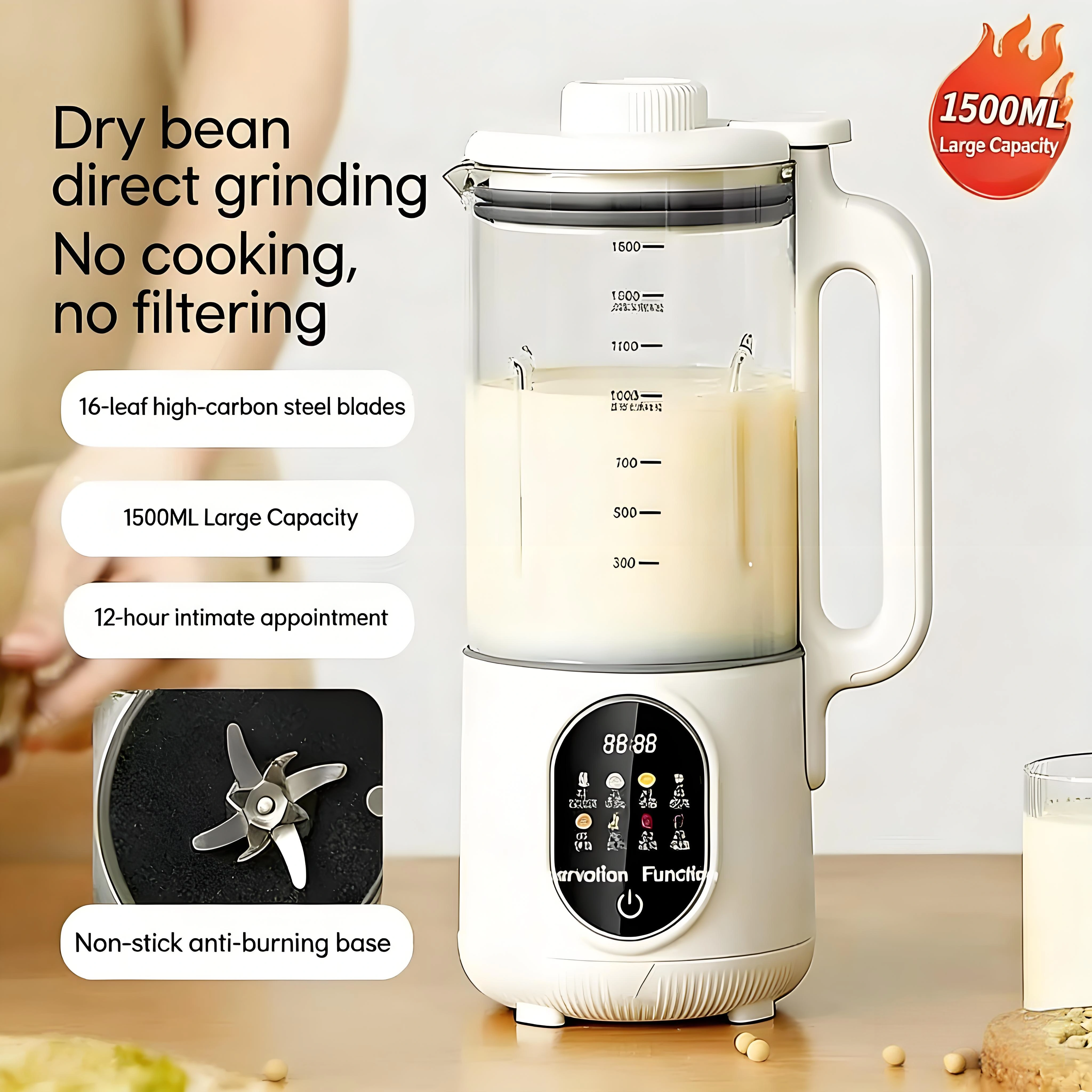 2-in-1 Multifunctional Soymilk - Baby Food Blender avis et prix