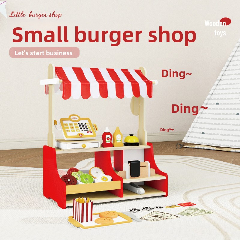 Children Toy Puzzle Wood Hambu - Baby Food Restaurant avis et prix