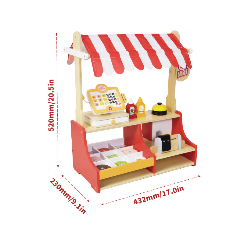 Children Toy Puzzle Wood Hambu - Baby Food Restaurant avis et prix