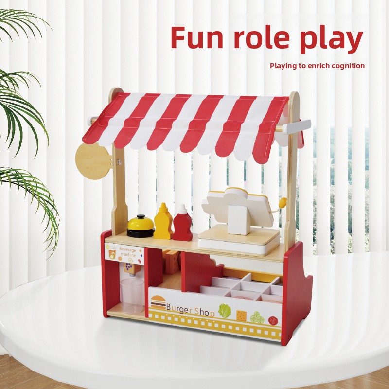 Children Toy Puzzle Wood Hambu - Baby Food Restaurant avis et prix