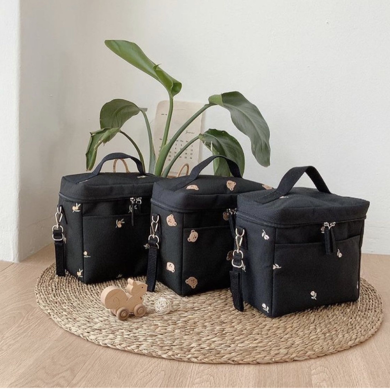 Bear Embroidery Baby Stroller  - Baby Food Thermos avis et prix