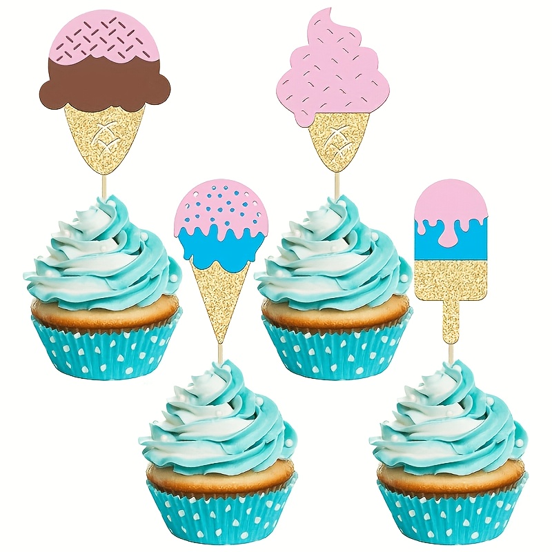 12Pc Glitter Ice Cream Cupcake - Baby Food For 1 Year Old avis et prix