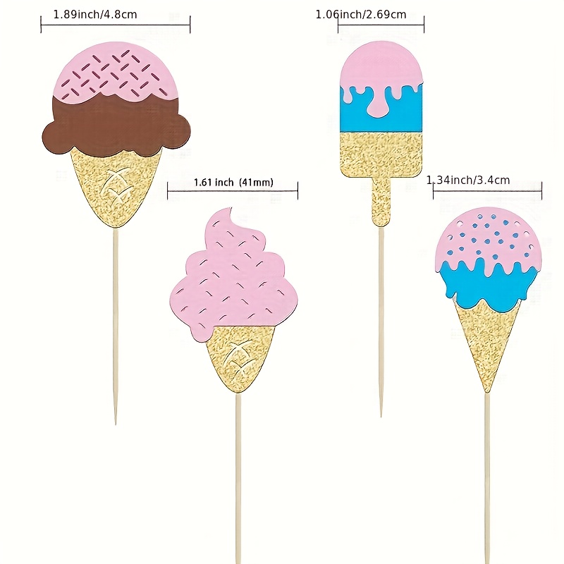 12Pc Glitter Ice Cream Cupcake - Baby Food For 1 Year Old avis et prix