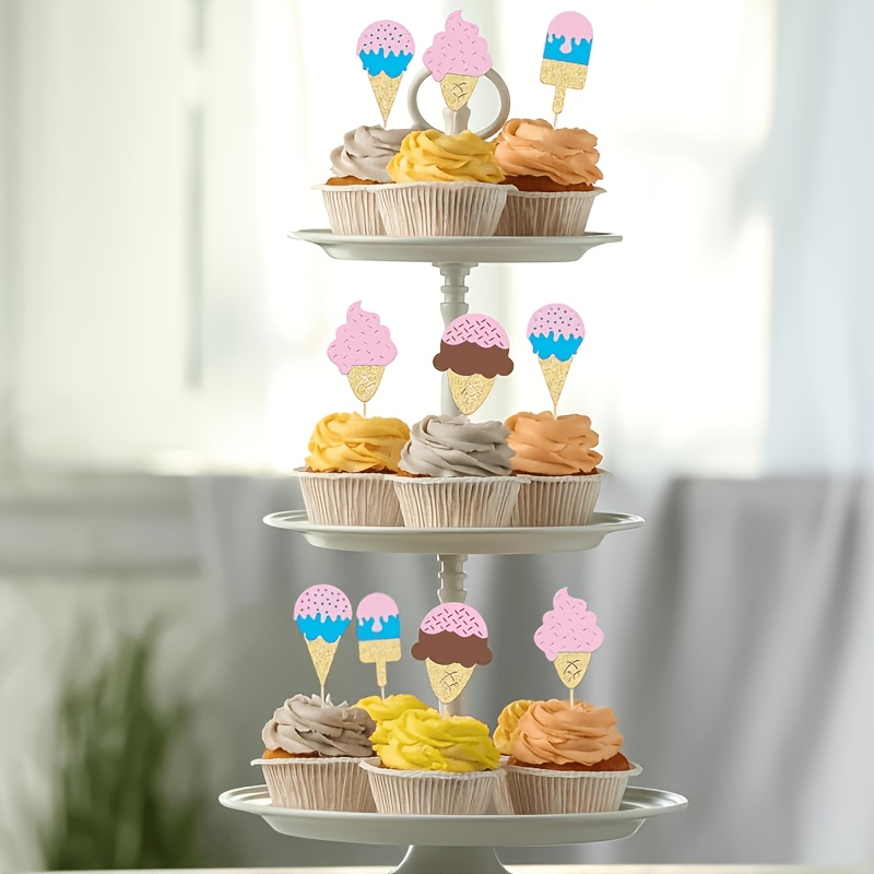 12Pc Glitter Ice Cream Cupcake - Baby Food For 1 Year Old avis et prix