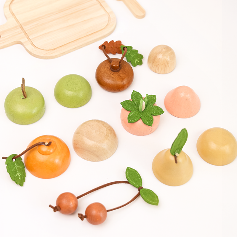 Wooden Fruit Cutting Play Set  - Baby Food Cooking Set avis et prix